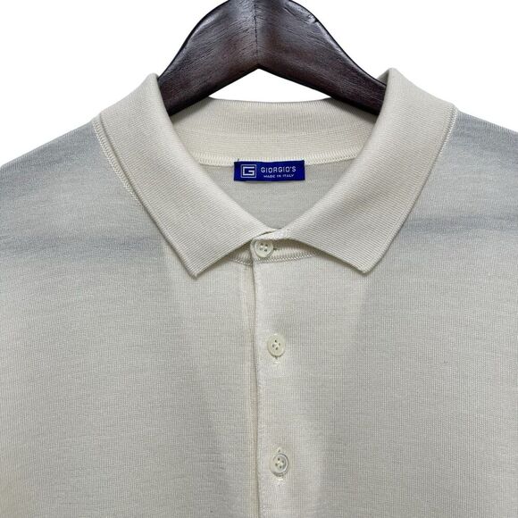 Giorgio's Made in Italy Collared Polo Short Sleeve Sweater Silk Set Of 3 Size XL - Picture 9 of 13
